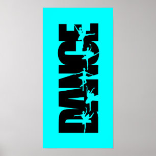 Fantastische Tanz-Grafik Poster