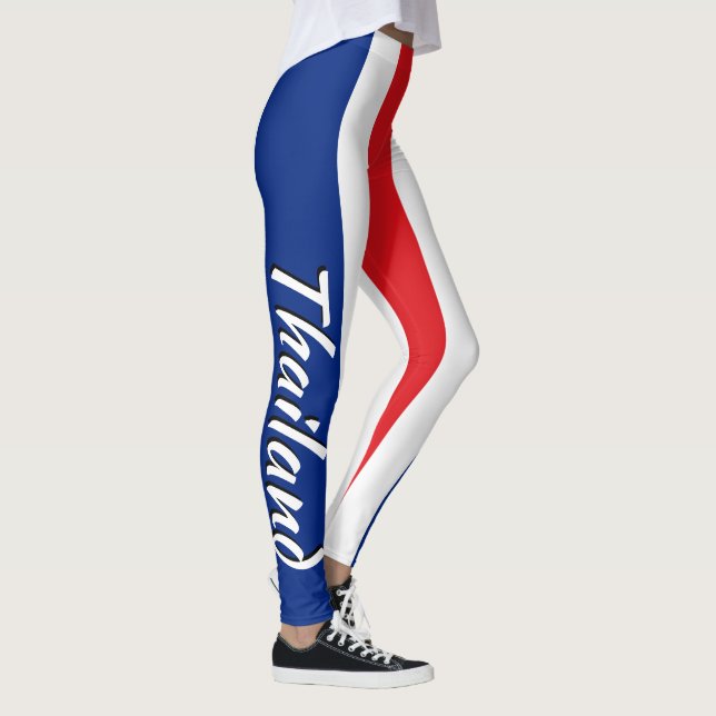 Fantastische thailändische Flagge Thailands Leggings (Rechts)