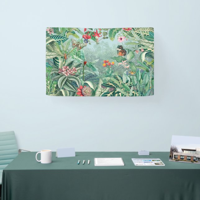 Fantastische tropische Regenwälder Banner (Messe)