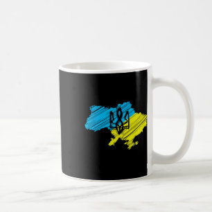 Fantastische ukrainische Karte - Ukrainische Flagg Kaffeetasse