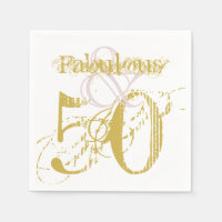 Fantastische und 50 elegante goldene Rosa Geburtst