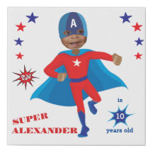 Fantastische USA Superhero Boy Birthday Tremendous