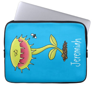 Fantastische Venus Fliegenfalle Pflanze Cartoon Laptopschutzhülle