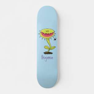 Fantastische Venus Fliegenfalle Pflanze Cartoon Skateboard