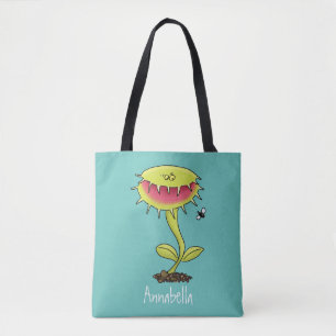 Fantastische Venus Fliegenfalle Pflanze Cartoon Tasche