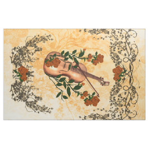 Fantastische Violine mit Violinenbogen Stoff