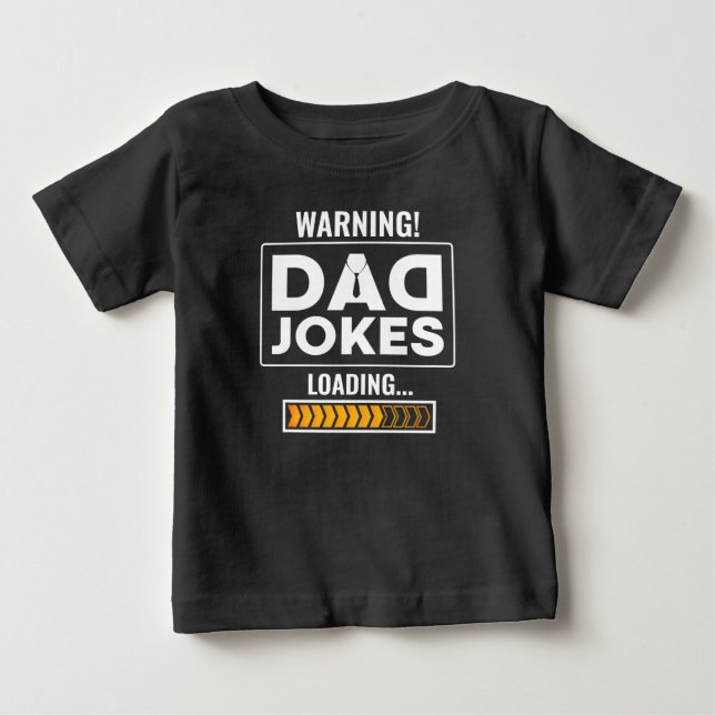 Fantastische Warnung! Vater Joke Upload Baby T-shirt (Vorderseite)