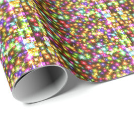Fantastische Weihnachtsbäume Funkelnd SParks Wrap Geschenkpapier
