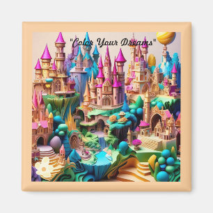 "Fantastische Welten entdeckt" Magnet