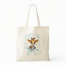 Fantastische Winter-Giraffe – Autismus-Bewusstsein
