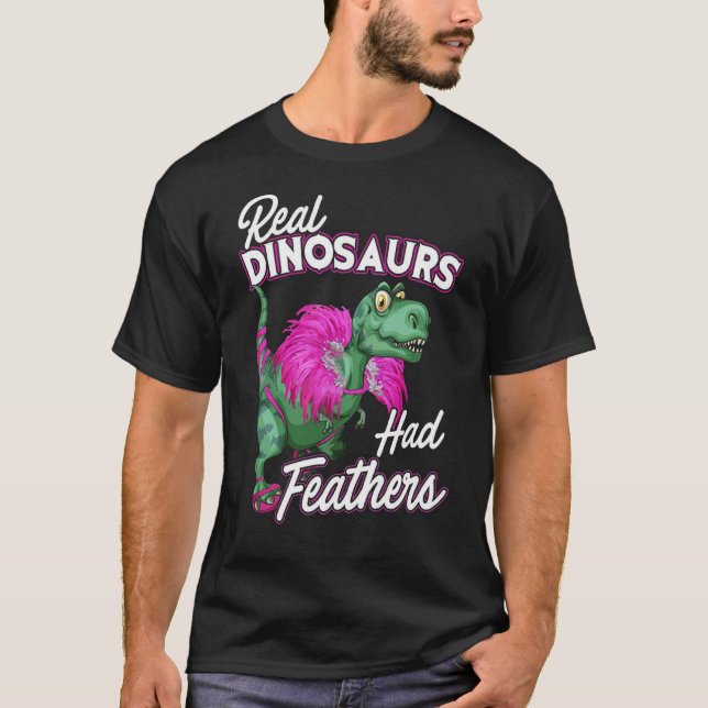 Fantastische wirkliche Dinosaurier hatten Federn T-Shirt (Vorderseite)