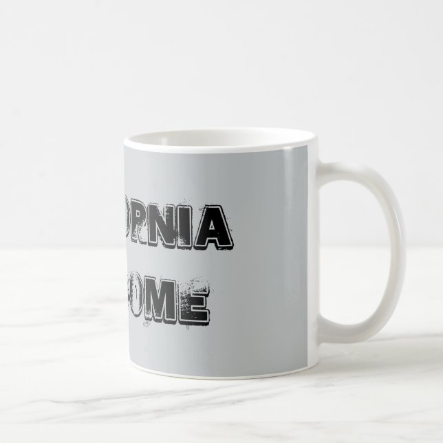 Fantastische Zitat-Tasse Kaliforniens Kaffeetasse (Rechts)