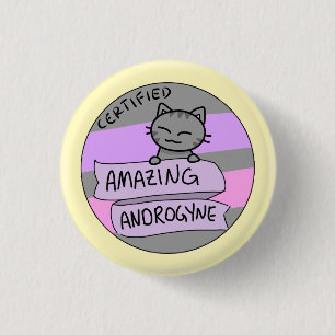 Fantastischer Androgyne Button