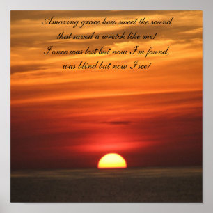 Fantastischer Anmut-Sonnenaufgang Poster