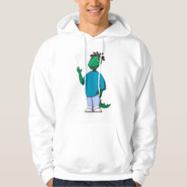 Fantastischer Dinosaurier mit einer wirklichen Hoodie