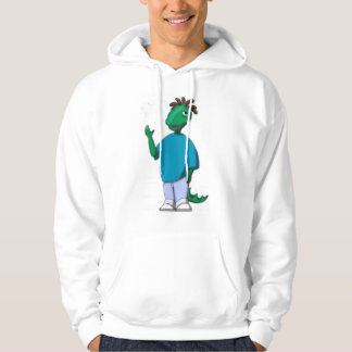 Fantastischer Dinosaurier mit einer wirklichen Hoodie