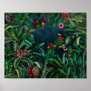 Fantastischer, fabelhafter Regenwald mitten in der Poster