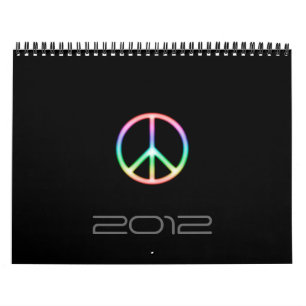 Fantastischer Friedenssymbol-Kalender 2012 Kalender