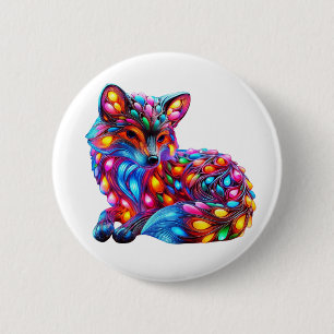 Fantastischer Fuchs Button