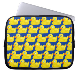 Fantastischer gelber Ducky Tapeten-Gummientwurf Laptopschutzhülle