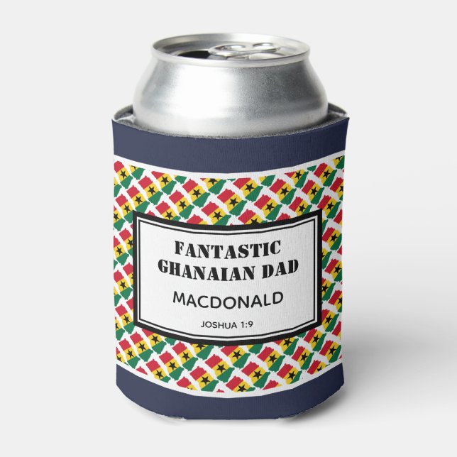 FANTASTISCHER GHANAIAN-VATER DOSENKÜHLER (Kanne Vorderseite)