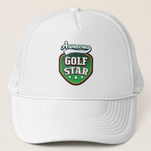 Fantastischer Golfstar Truckerkappe