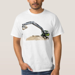 Fantastischer großer grüner Bau-Bagger #4 T-Shirt