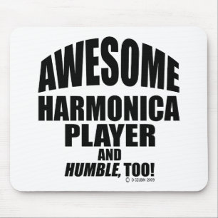 Fantastischer Harmonika-Spieler Mousepad