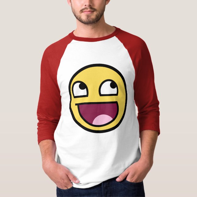 Fantastischer HülseRaglan des Gesichts-3/4 T-Shirt (Vorderseite)