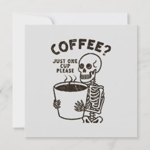 Fantastischer Kaffee nur eine Tasse Karte
