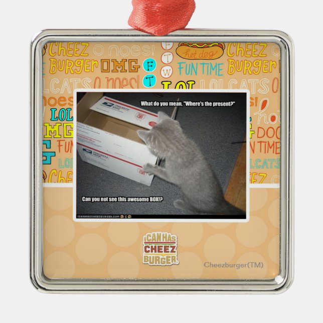 Fantastischer Kasten Ornament Aus Metall (Vorne)