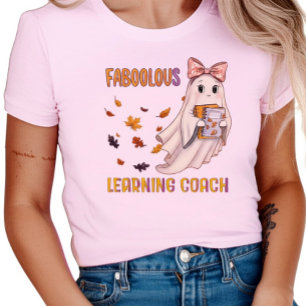 Fantastischer Lerncoach Süßer Geist Halloween T-Shirt