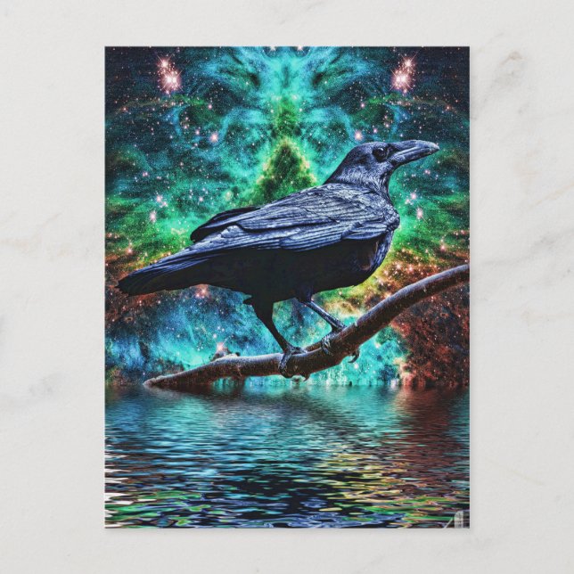 Fantastischer Nachtraf Postkarte (Vorderseite)