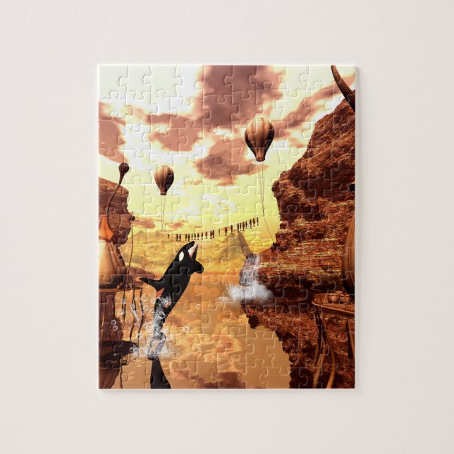 Fantastischer Orca (Vertikal)