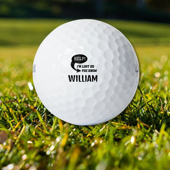 Fantastischer personalisierter Name Einzigartiger  Golfball (Von Creator hochgeladen)