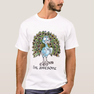 Fantastischer Pfau-T - Shirt