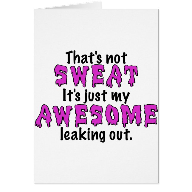 Fantastischer Schweiß (Vorne)