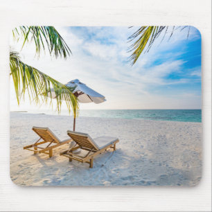 Fantastischer Strand-Sonnenuntergang Mousepad