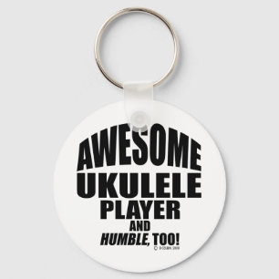 Fantastischer Ukulele-Spieler Schlüsselanhänger