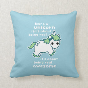 Fantastischer Unicorn Kissen