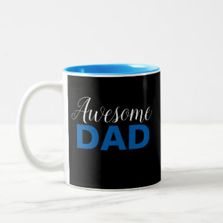 Fantastischer Vater-coole grafische Tasse, der Zweifarbige Tasse