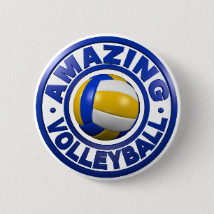 Fantastischer Volleyball Button