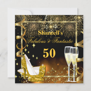 Fantastisches 50 Fantastisches Festivals Gold Heel Einladung