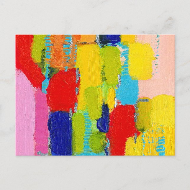 Fantastisches Abstraktes Gemälde von Kris Taylor Postkarte (Vorderseite)