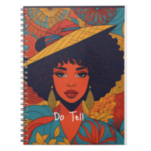 Fantastisches Afro-Frauen-Notizbuch