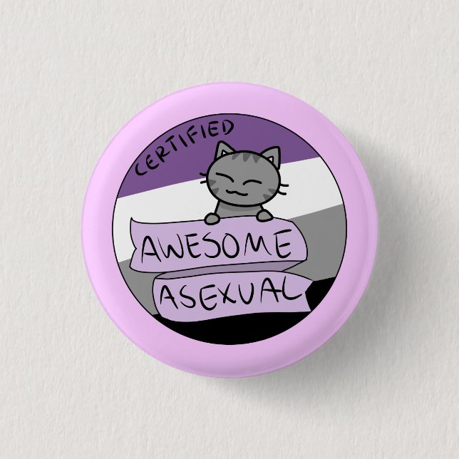 Fantastisches asexuales button (Vorderseite)