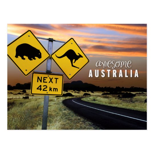 Fantastisches Australien Postkarte Zazzle Ch