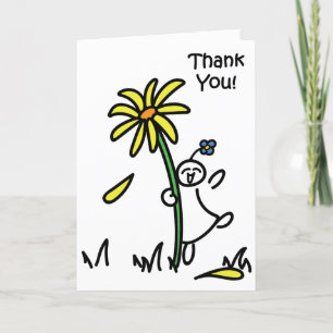 Fantastisches Bloomin danken Ihnen Dankeskarte