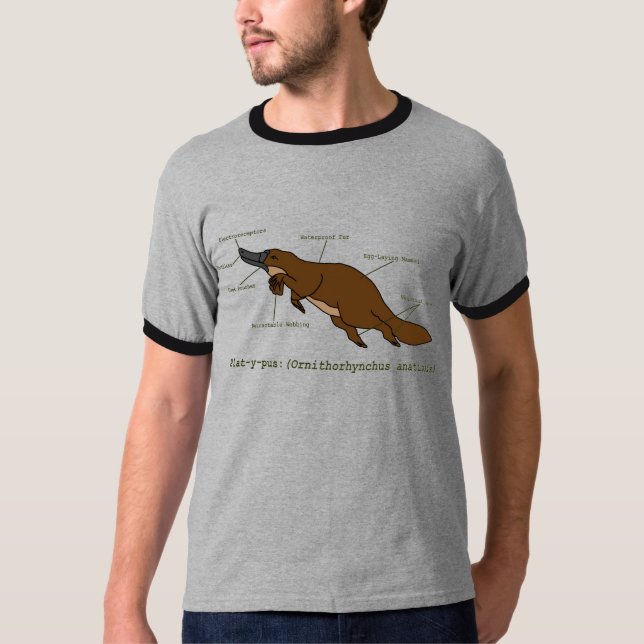 Fantastisches das Platypus der Männer Shirt (Vorderseite)