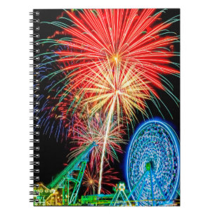 Fantastisches Fireworks-Notebook Notizblock